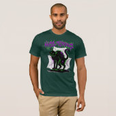 T-shirt Chat noir Halloween (Devant entier)