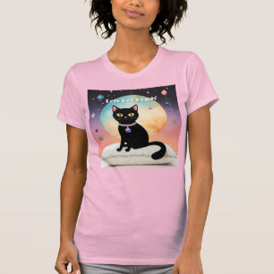 T-shirt Chat Noir - Installons-Nous Confortablement