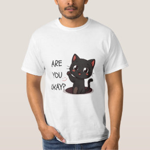 T-Shirt Chat Noir Kawaii
