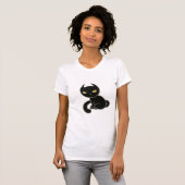 T-shirt Chat noir kitty (Devant entier)