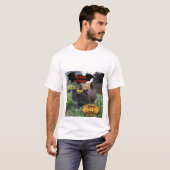 T-Shirt Chat Noir La Sorcière Arrive (Devant entier)
