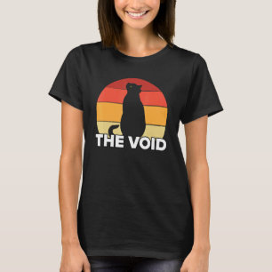 T-shirt Chat Noir Le Vide Vintage Oeil Jaune Kitty Chat Ma