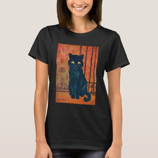 T-shirt Chat noir, Louis Wain (Devant)