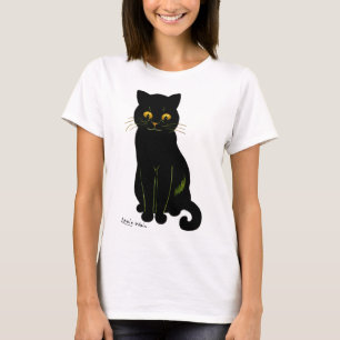 T-shirt Chat noir, Louis Wain