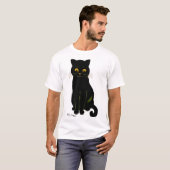 T-shirt Chat noir, Louis Wain (Devant entier)