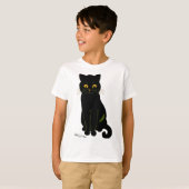 T-shirt Chat noir, Louis Wain (Devant entier)