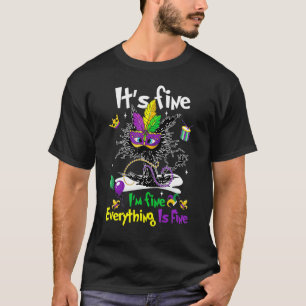 T-shirt Chat Noir Mardi Gras Ça Va Je Suis Bien Tout
