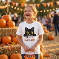 Chat noir mignon Halloween