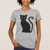 T-shirt Chat noir mou (Devant)