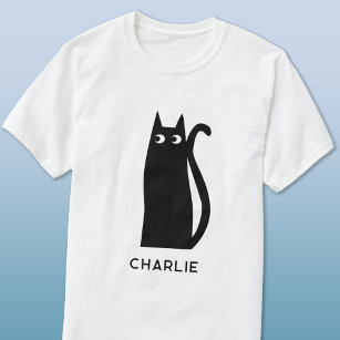 T-shirt Chat noir personnalisé