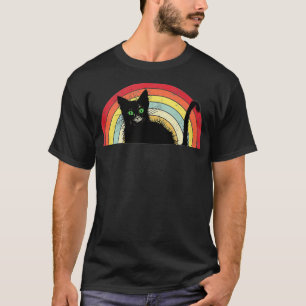 T-shirt Chat noir Rainbow Kitten Surprise Merchandises pou