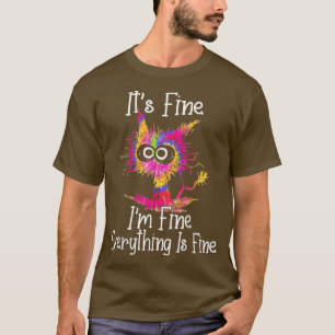 T-shirt Chat Noir Son Im Fin Tout Est Beau Cravate