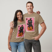 T-shirt Chat noir sorcière (Unisexe)