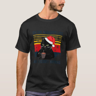 T-shirt Chat Noir Sur La Liste Vilains Et Je Ne Regrette R