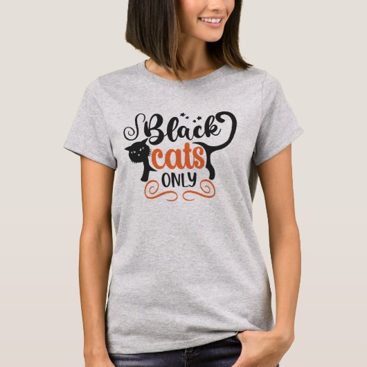 T-shirt Chat Noir Uniquement (Devant)