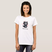 T-shirt Chat Noir uniquement mignon (Devant entier)
