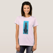 T-shirt Chat noir Vintage (Devant entier)