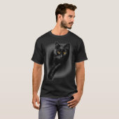 T-shirt Chat noir Yellow Eyes    ChatsCadeaux (Devant entier)