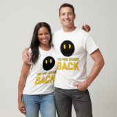 T-shirt Chat Noir Yeux Vides Le Vide Vous Regarde (Unisexe)