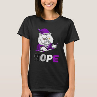 T-shirt Chat non sexué Non Chat Sans As Sexué Drapeau Lgbq