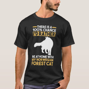 T-shirt Chat Norvégien forêt 1