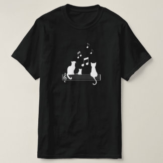T Shirt Chat Note Music Partition humour