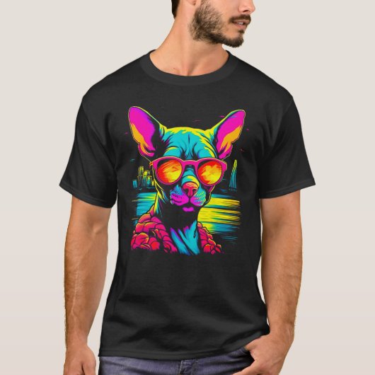 T-shirt Chat nu sphynx été (Devant)