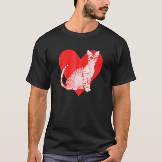 T-shirt Chat Ocicat (Devant)