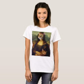 T-shirt Chat orange Mona Lisa (Devant entier)