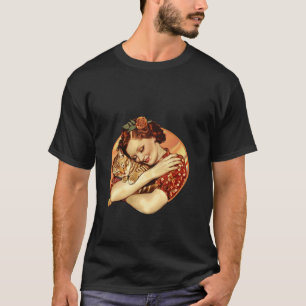T-shirt Chat orange tigré rétro vintage des années 1940 19