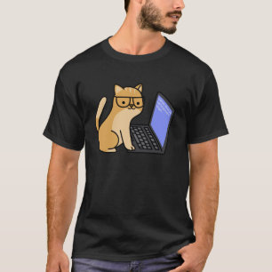 T-shirt Chat Ordinateur Propriétaire De Chat Gamer Funny C