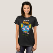 T-shirt Chat Organique Herbe (Devant entier)