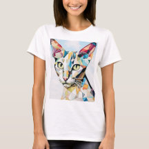 Chat Oriental Cubiste
