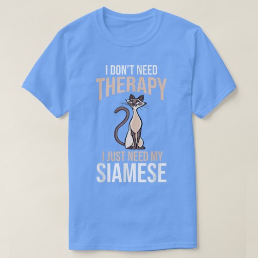T-shirt Chat Owener Siamese (Design devant)