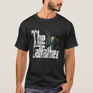 T-shirt Chat Papa Le Catpère Crazy Chat Père Kitty Daddy