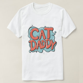 T-shirt chat papa, père amoureux des chats animal papa ani
