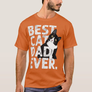 T-shirt Chat Papa Père Cadeau Meilleur Chat Papa Jamais