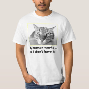 T-shirt Chat paresseux