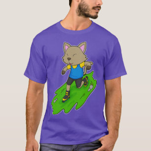 T-shirt Chat Patinage en ligne Patins à rouleaux 1