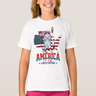 T-shirt Chat patriote du 250e anniversaire de l'Amérique