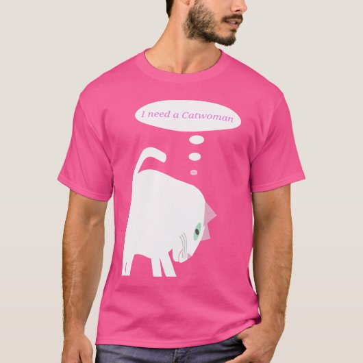 T-Shirt Chat Pensif (Devant)