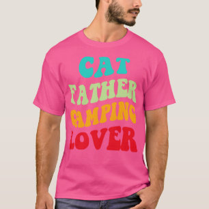 T-shirt Chat Père Camping Lover III
