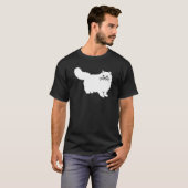 T-shirt chat persan (Devant entier)