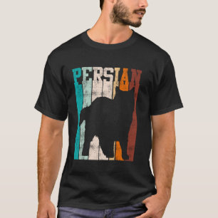 T-shirt Chat Persan Chat Persan Vintage Propriétaire de Ch