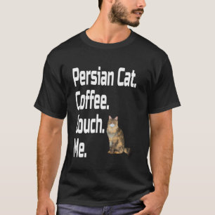 T-shirt Chat Persan Drôle Café Canapé Moi Amoureux Maman P