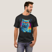 T-shirt Chat Persan Été (Devant entier)