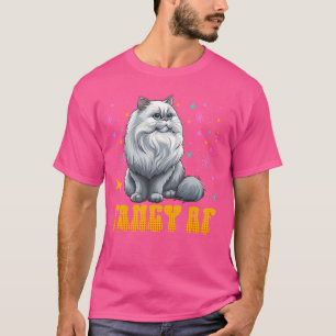 T-shirt Chat Persan FANTAISIE AF Drôles Propriétaires de C