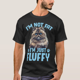 T-shirt Chat Persan JE NE SUIS PAS GROS JE SUIS JUSTE POIL