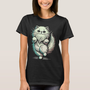T-shirt Chat persan mignon