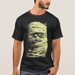 T-shirt Chat Persan Mignon Effrayant Halloween Épouvantabl